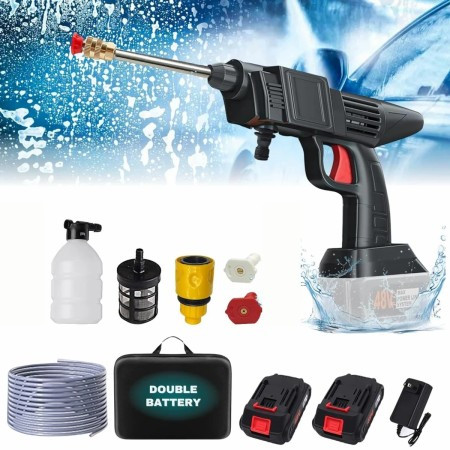 High Pressure Car Washer Spray Rechargeable 2 Type Wash Gun Electric Water Gun Machine