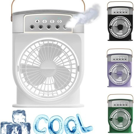 Rechargeable  Spray Mist Wireless Air Cooling Fan